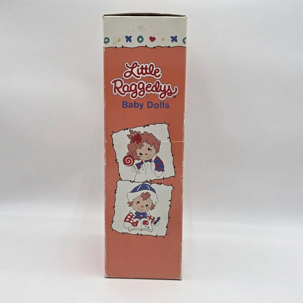 RARE Little Raggedy ANN Doll 1991 MACMILLAN, Pink hair, vinyl head NEW W /BOX